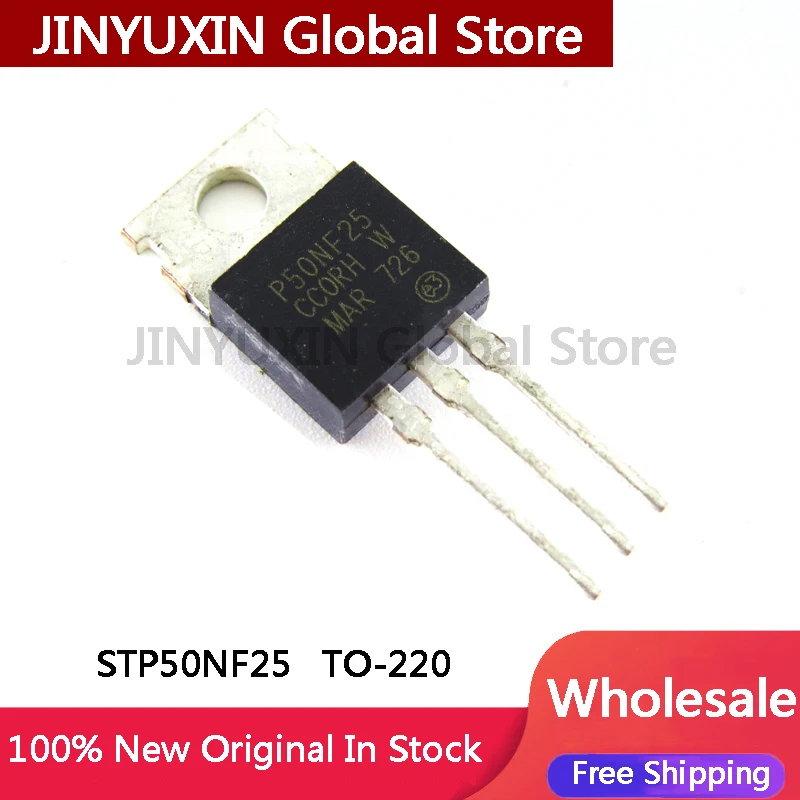 

5-10Pcs P50NF25 STP50NF25 TO-220 250V 45A IC Chip In Stock Wholesale