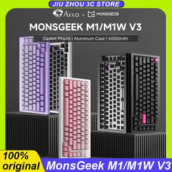 AKKO X MonsGeek M1/M1w V3 Mechanical Keyboard/Barebone Kit Aluminum Case 75% 3/5 Pin Hot Swap Rgb Gasket Custom Game Keyboard