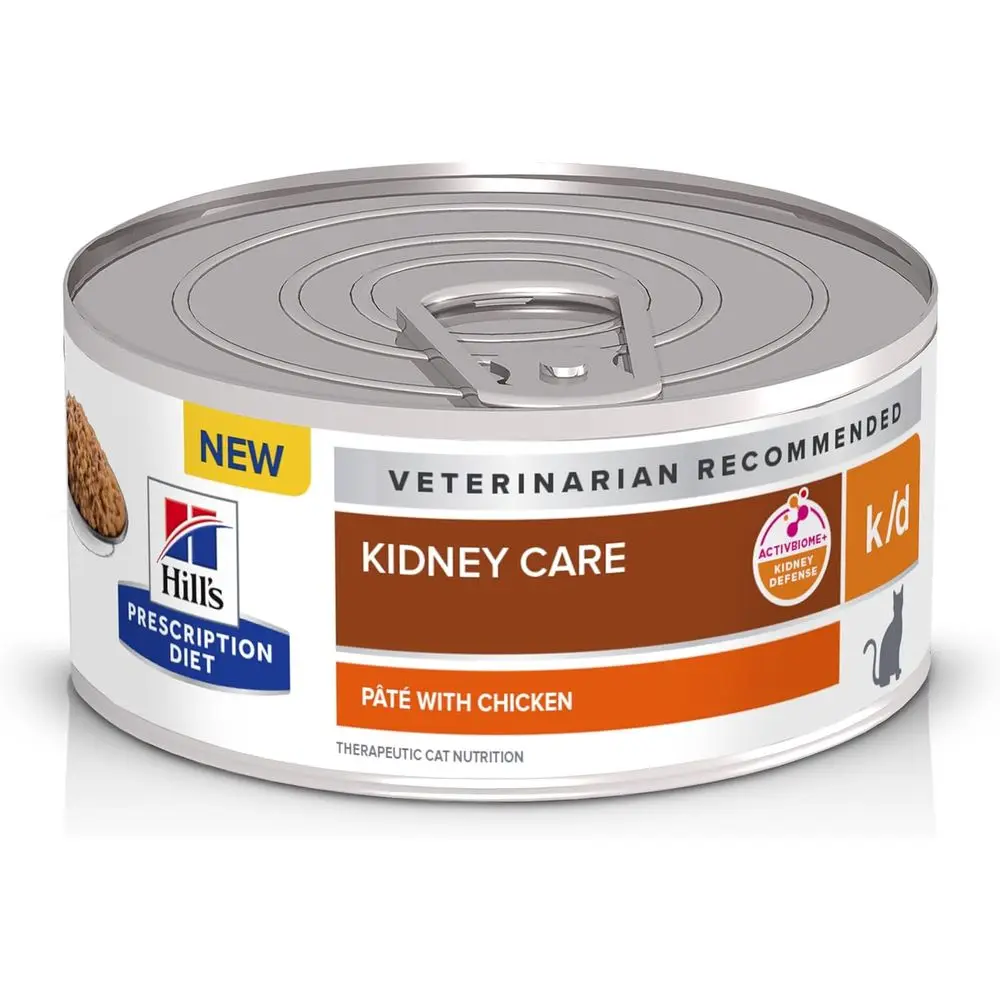 

k/d Kidney Care Wet Cat ood, Chicken, 5.5 oz. Cans, 24-Pack