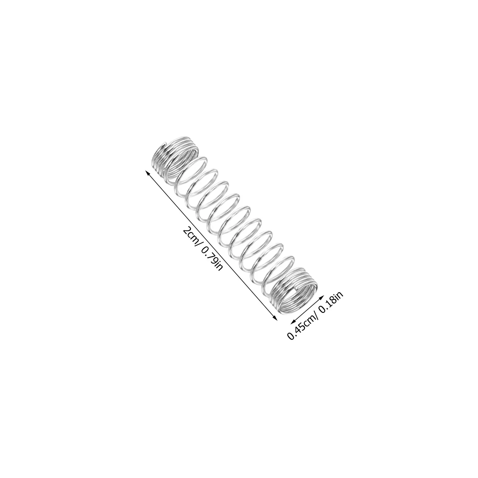 40Pcs Ballpoint Pen Compression Springs Stainless Steel Precision Mini Springs Compression Spring Set for Replacement