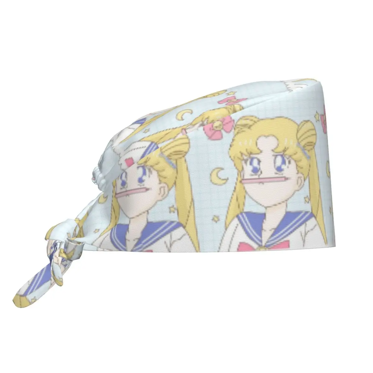 月のウサギスクラブキャップファッションアニメ病院医療看護外科キャップ男性女性看護師歯科医スパキャップ帽子