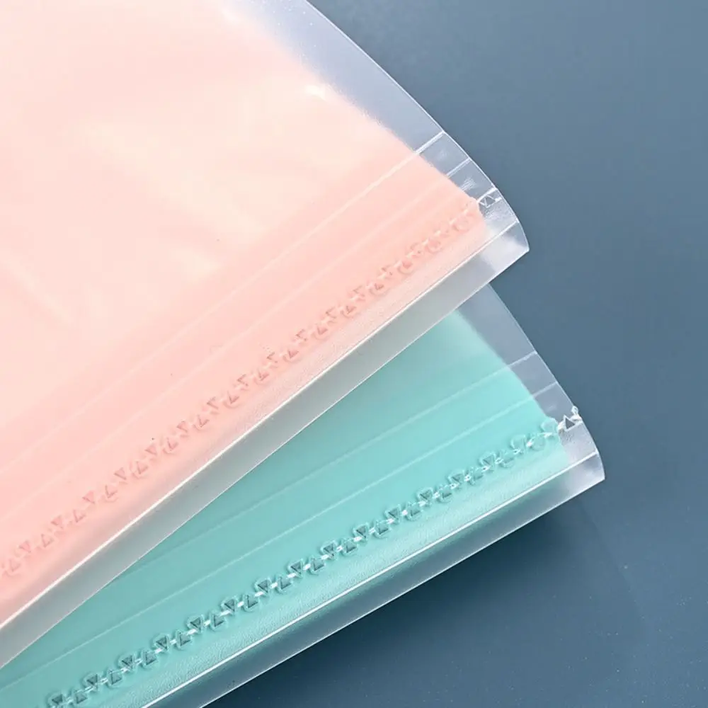 Transparent Money Safe Savings Book, Cash Card Relief, Rasgo Resistente Album, 120 bolsos Binder