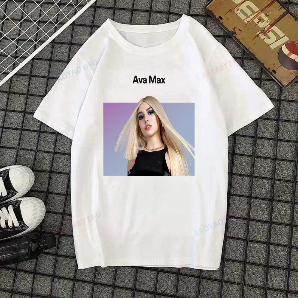 Cantor espanhol ana mina moda solta vintage impressão camiseta tendência harajuku manga curta unisex padrão camisa de grandes dimensões