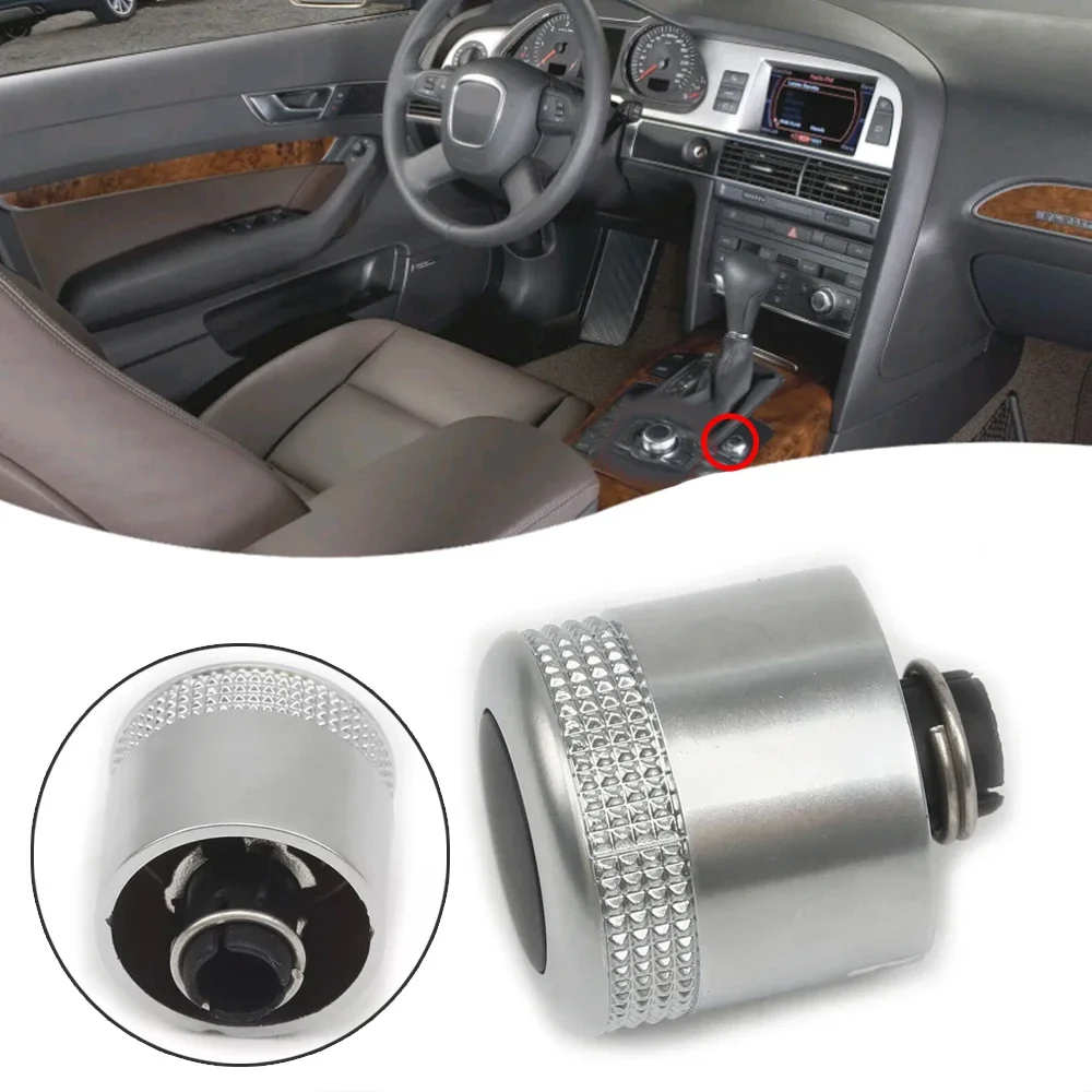 

1Pc Multimedia MMI Volume Knob Rotary Button Switch Setting Navigation Accessories for Audi A6 C6 S6 Allroad Q7 A8 S8 4F0919070