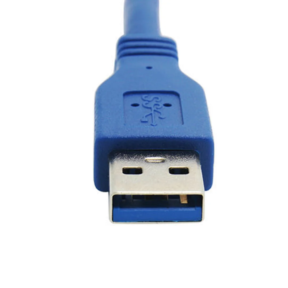 High Speed USB 3 0 Cord Cable with Blue Color for SEAGATE Backup Plus Slim Portable External Hard Drive HDD, 35cm Length