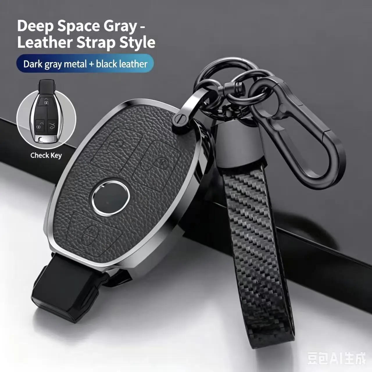Metal Car Remote Key Case Cover Shell Fob For Mercedes Benz A B C E R Class GLS GLA GLK GLC CLS CLA AMG W204 W205 W212 W463 W176