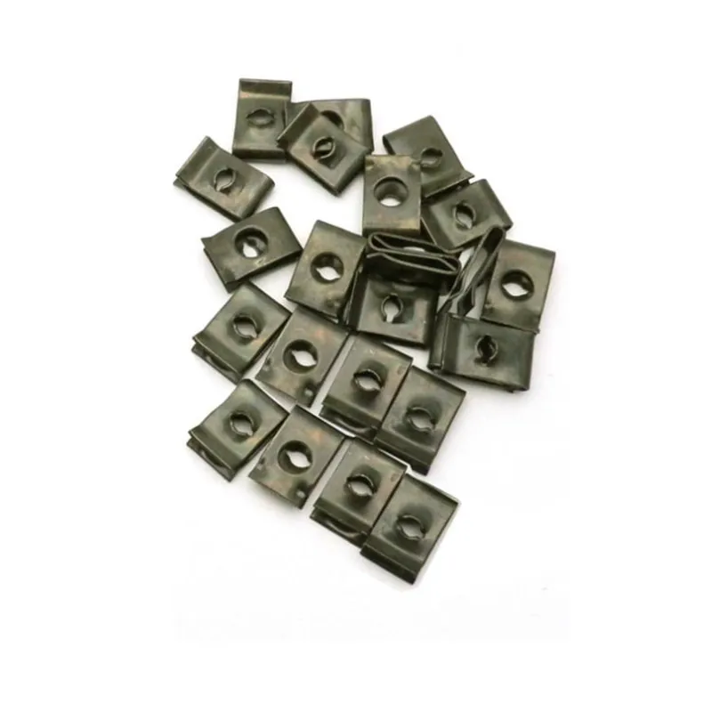 10/20pcs Metal U-Type Clips For Motorcycle Car Scooter ATV Moped Ebike Plastic Cover Replacement Accessories Grommet Clips