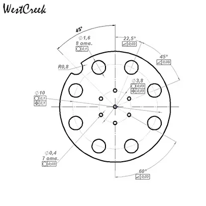 

WESTCREEK Customized Diameter 13x0.2mm 95 alumina material part