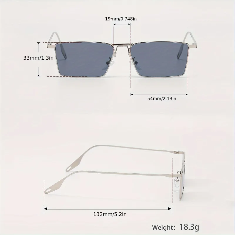 Einfache, modische, trendige Herrenbrille im europäischen und amerikanischen Retro-Hongkong-Trendstil, geeignet für Männer und Frauen – Detail 6