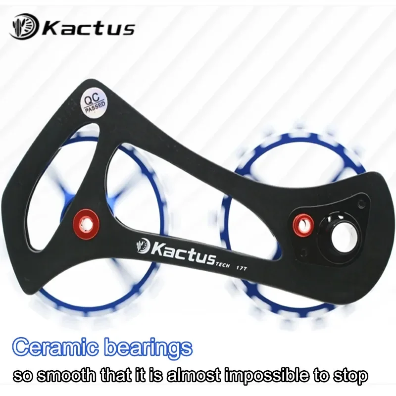 Kactus Bicycle Ceramic Bearing 10v Speed Pulley Wheel Real Derailleur Guide Fit for Shimano Ultegra/ R6700/R6770/6800/6870/9000