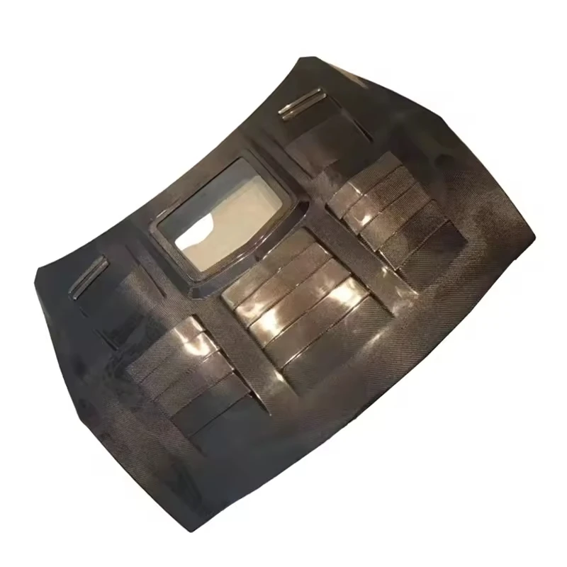 

R35 Carbon Fiber Fibre Front Engine Hood Bonnet for Nissan GTR R35,After actual vehicle installation and testing