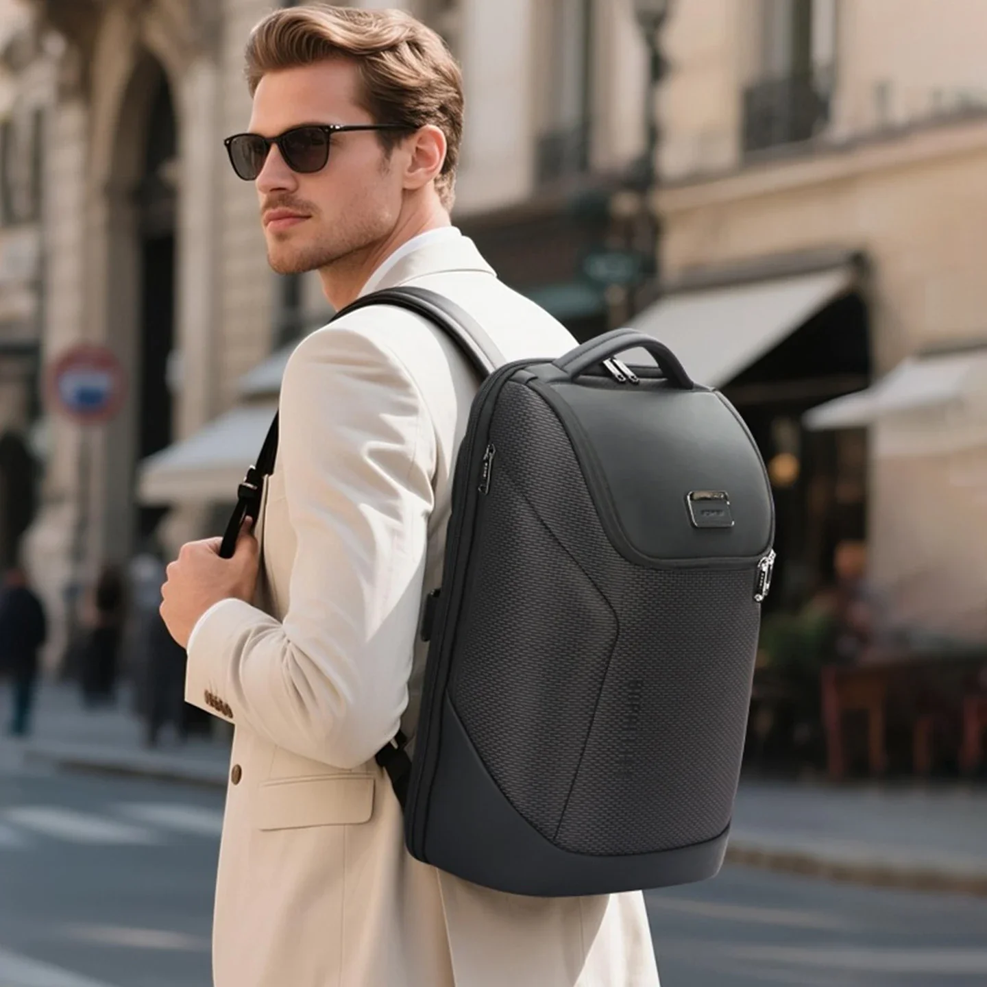 

Men's School Bag Commuting To Work Laptop 16 Inch Computer Compartment Backpack Travel Bag Business High End Backpacks