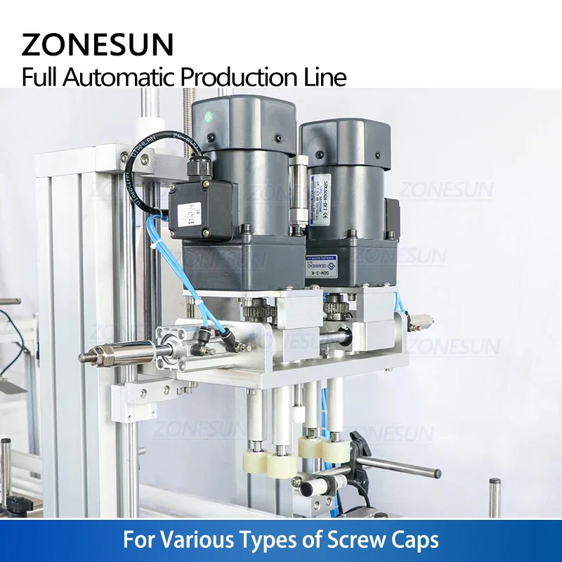 ZONESUN ZS-FAL180R Filling Capping And Labeling Machine Cooking Oil Bottle Packing Labels Liquid Automatic Production Line