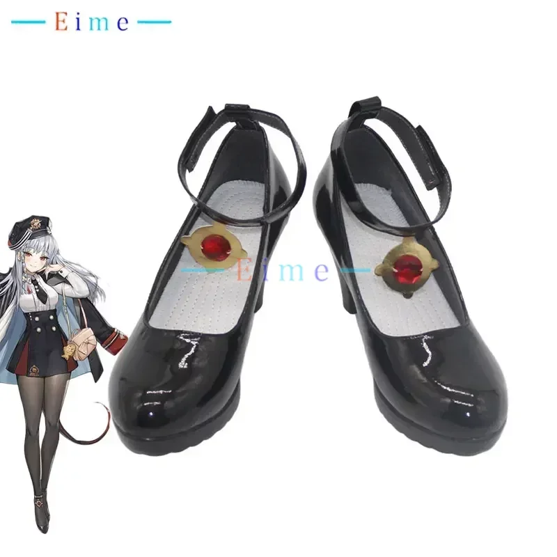 

Game Blue Archive KURODATE HARUNA Cosplay Shoes PU Leather Shoes Halloween Carnival Boots Cosplay Prop Custom Made