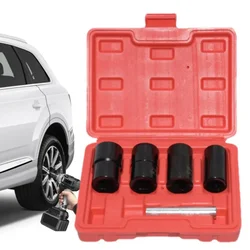 Bolt Extractor 5PCS Bolt Extractor Set Heavy Duty Nut Remover Set With Solid Storage Case For Rusted Damaged Nuts & Screws