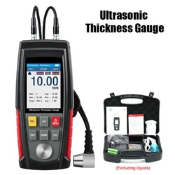 WT100A Ultrasonic Thickness Gauge - Digital High Precision Tester 0.04-11.8IN Tool for Metal Plastic Glass Measurement