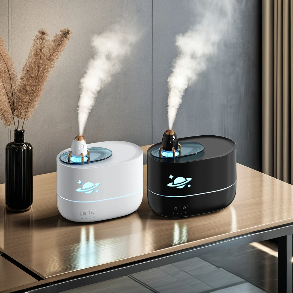 Home Fragrance Plug In - Mini Umidificatore USB con Fiamma e