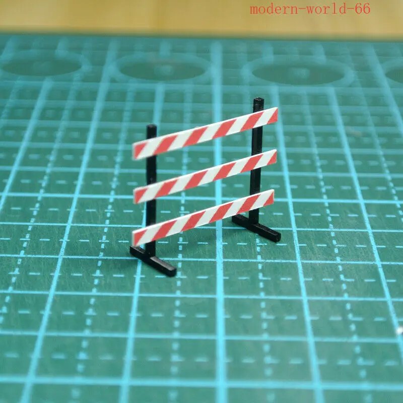 Diorama 1/64 modèle de panneau de signalisation de travail sur route accessoire de Garage modèle d'accessoires de scène de rue de ville