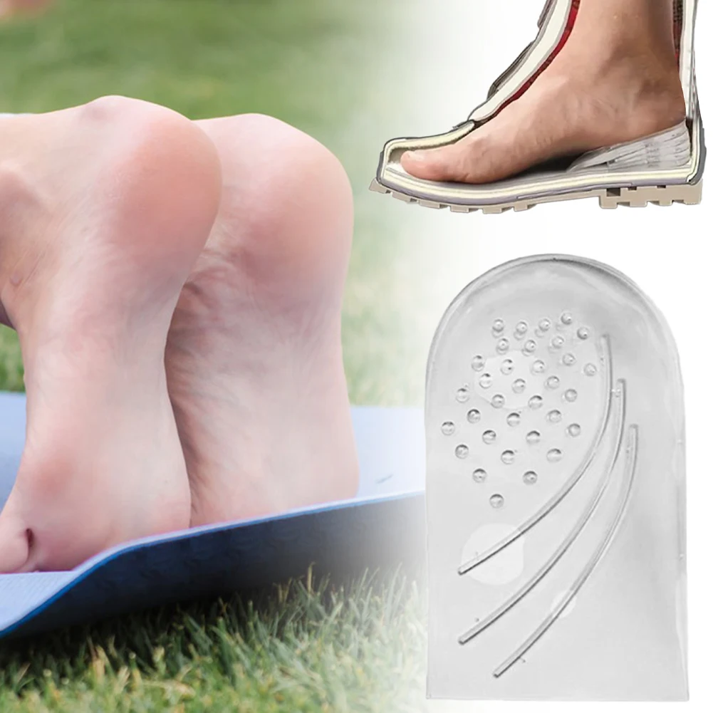 Multi Layers Heel Wedges Corrective Inserts M/L Heel Wedges Silicone Insoles Multifunctional Medial Lateral Heel Insoles