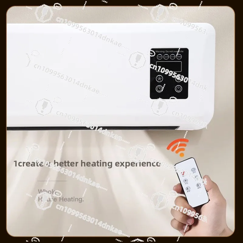 Dual-purpose Mobile Small Air Conditioner Hot Fan Bathroom Heater Household Bedroom Wall-mounted Heater Electric Heater