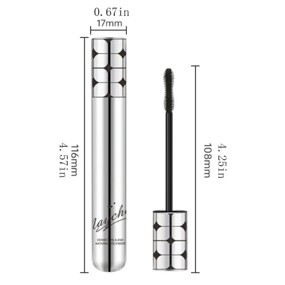 Smudge-Proof Lengthening Mascara Clump-Free Waterproof Curling Mascara Easy Removal Lengthens Eyelashes Fiber Filling Mascara