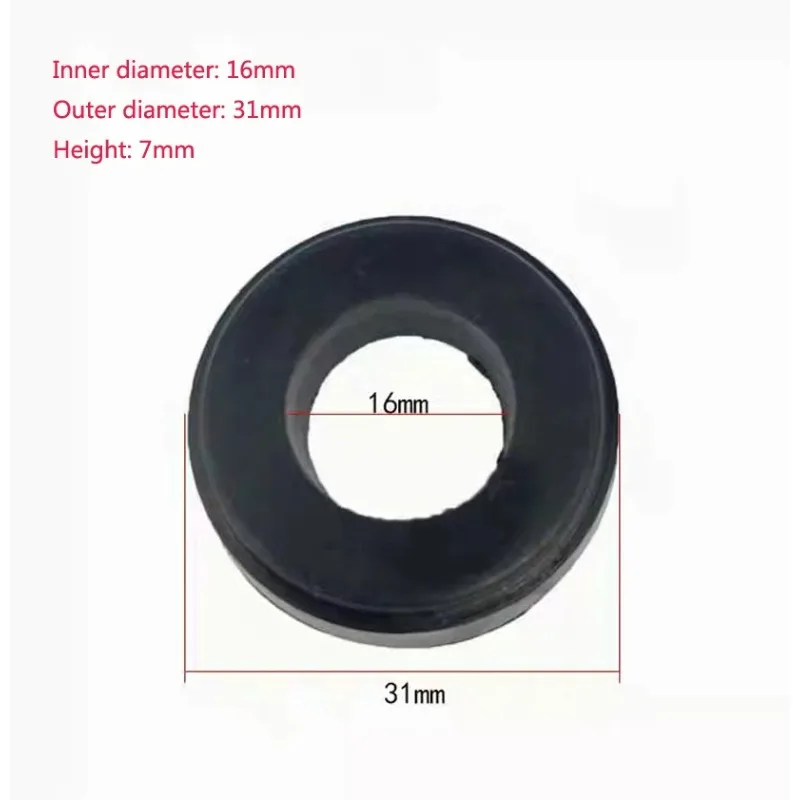 1PC Horizontal 2T 3T Jack Big Leather Bowl Oil Seal Rubber Ring Seal Ring Black Leather Bowl Repair Accessories