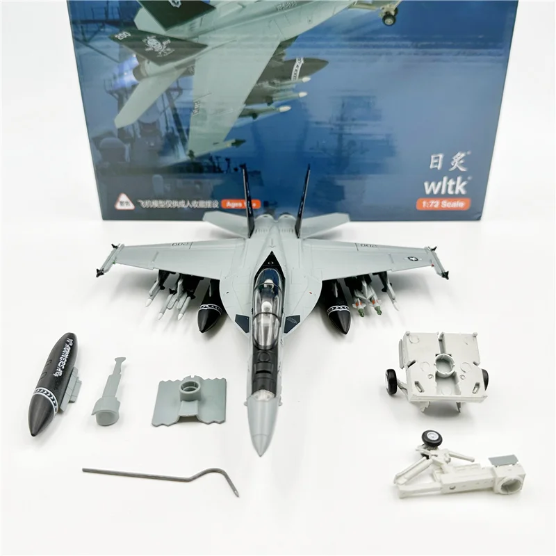 

Wltk US Navy F/A-18 Super Hornet VFA-103 Jolly Rogers Fighter 1/72 Diecast Aircraft Jet Airplane Model