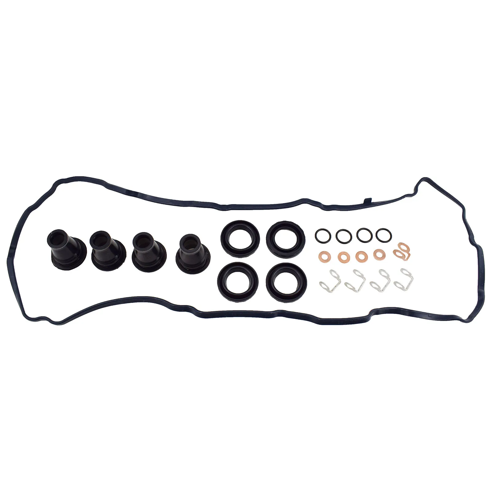 Valve Rocker Cover Gasket Injector Washers Seal For Nissan Navara D40 Pathfinder R51 YD25 YD25DD 13276-BN801 13276-6J900