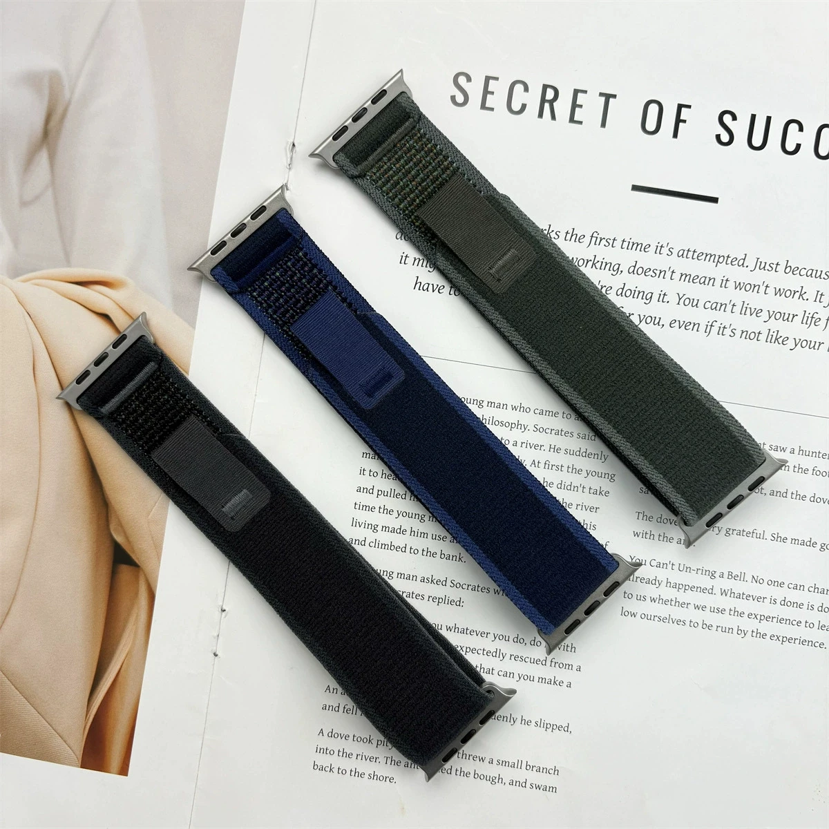 حزام حلقة تريل رسمي لساعة أبل الترا 3 2 49 مللي متر الفرقة 45 مللي متر 44 مللي متر 41 مللي متر 40 مللي متر 38 سوار iwatch سلسلة 11 10 42 46 مللي متر 9876SE