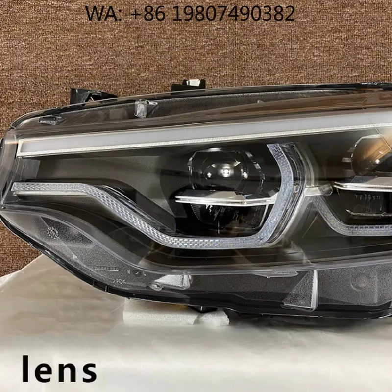 LCI Style LED Headlight with Lens, High Low Beam Turn Signal Lamp, Professional Auto Facelift Upgrade Styling Parts