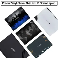 Pre-Cut Anti Scratch Vinyl Sticker Skin for 2024 HP Omen Gaming Laptop 16.1 17.3 inch 16-wf 17-cm 17-ck 16t-ae 16-k 16-c Cover