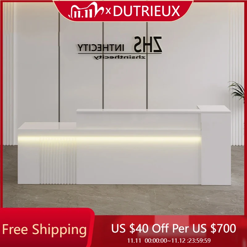 

Salon Luxury Reception Desk Counter Beauty Simple Salon Save Space Reception Desks Modern Comptoire Accueil Unique Furniture