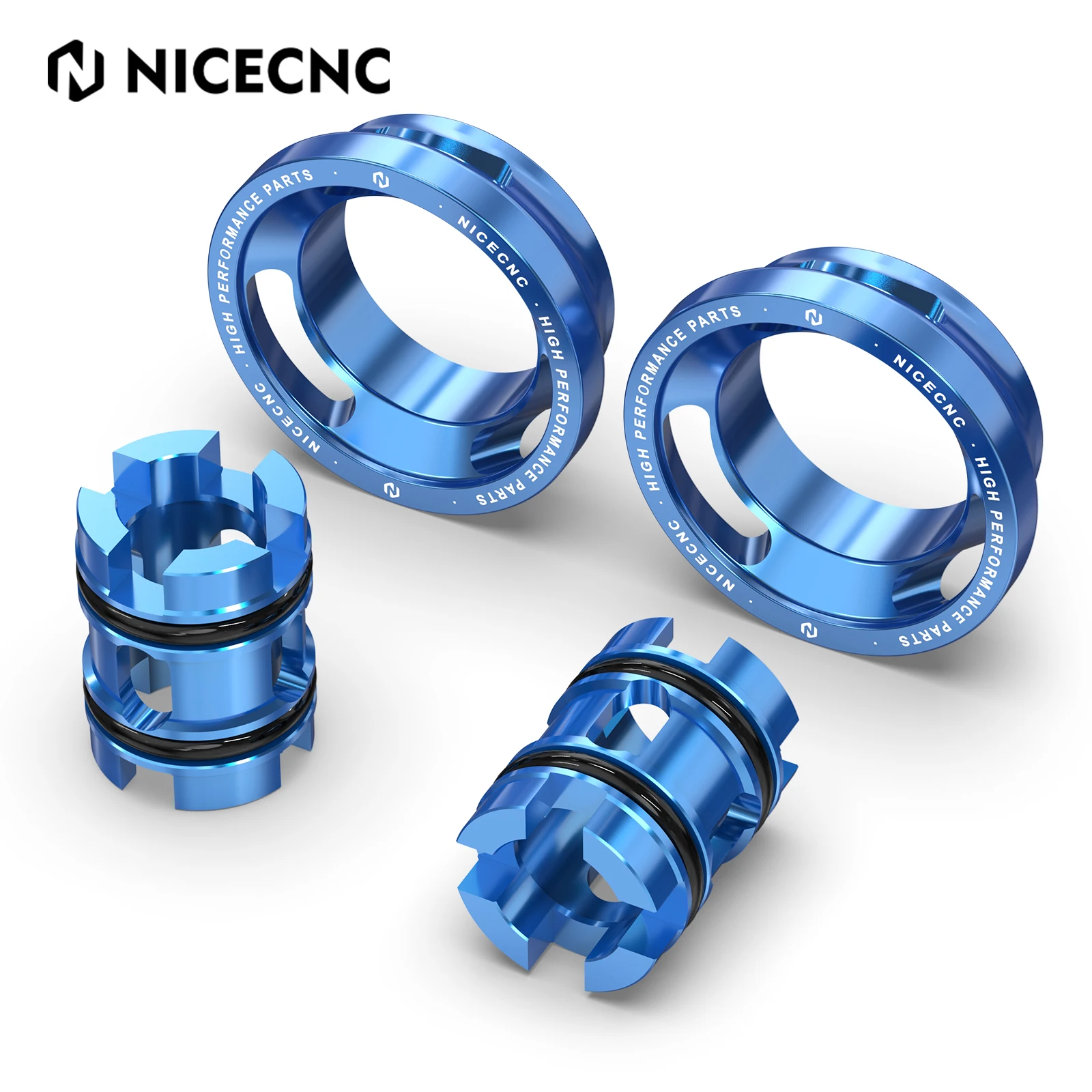 

NICECNC Fork Lowering Kit Lower For Husqvarna TE FE i TEI FEI 150 200 250 300 350 400 450 501 2017-2022 Aluminum CNC-machined