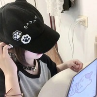 Fashion Cute Berets Caps Y2k Lolita JK Newsboy Hats Casual Sweet Kawaii Kitten Hats for Women Girls