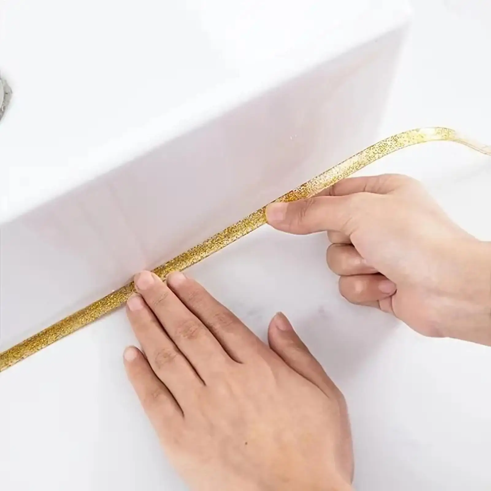 Self-Adhesive Ceramic Tile Gap Tape Kitchen Bathroom Mildewproof Waterproof Beautiful Seam Tape Wall Floor Gap Line Decor Strip