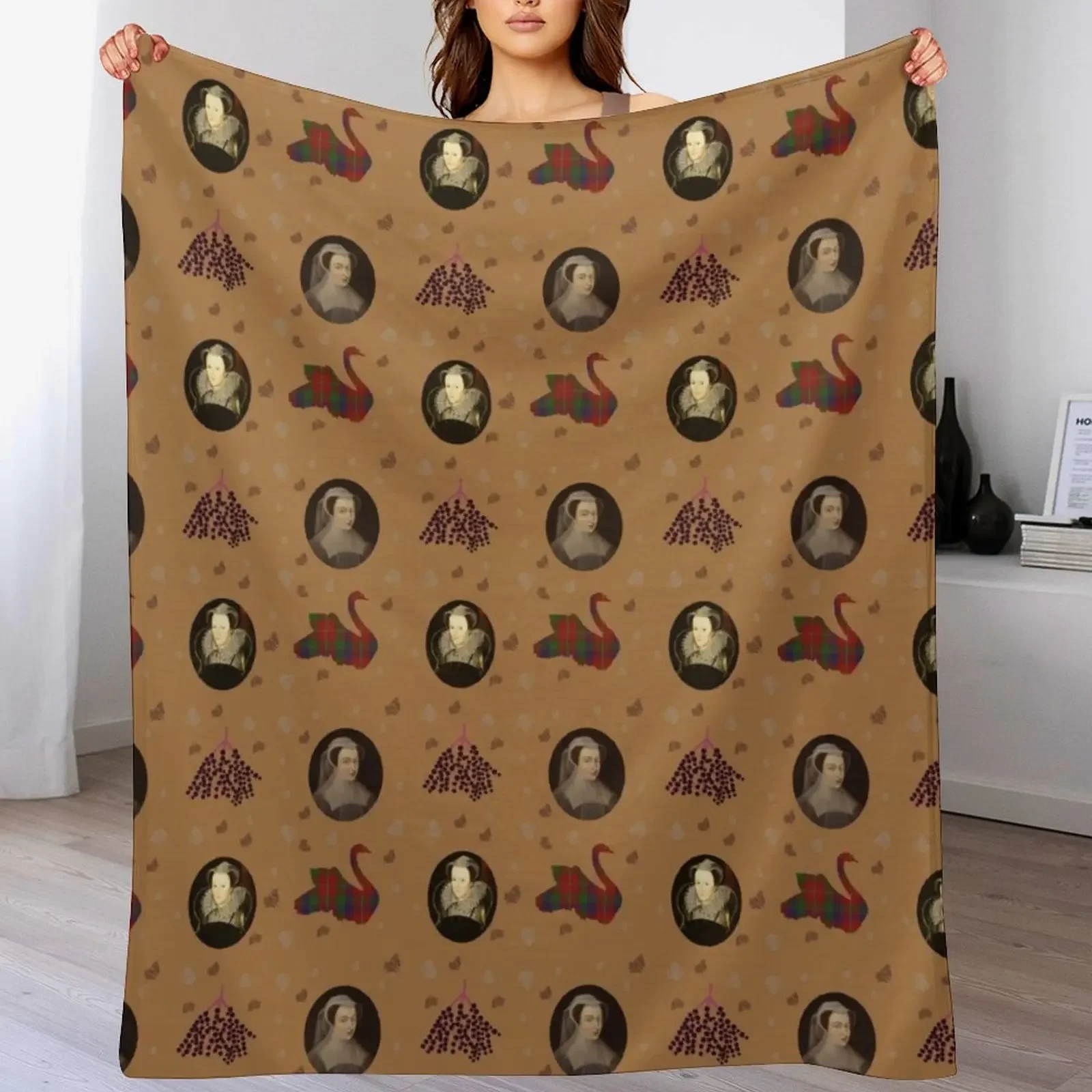 Mary Queen of Scots Throw Blanket Versatile Cozy Throw Blanket for All Occasions