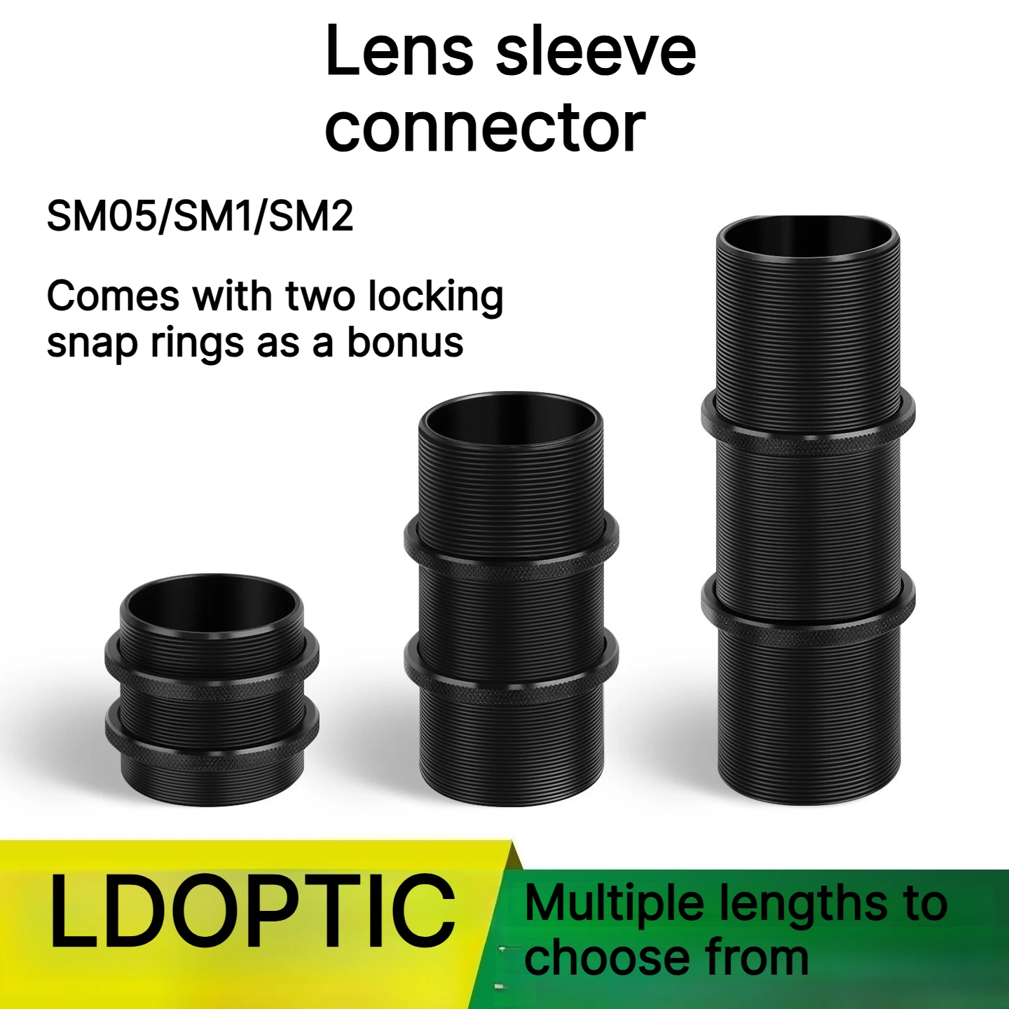 SM05 SM1 SM2 Lens Tube Adapter External Thread Connector Optical Barrel Thread Conversion Joint