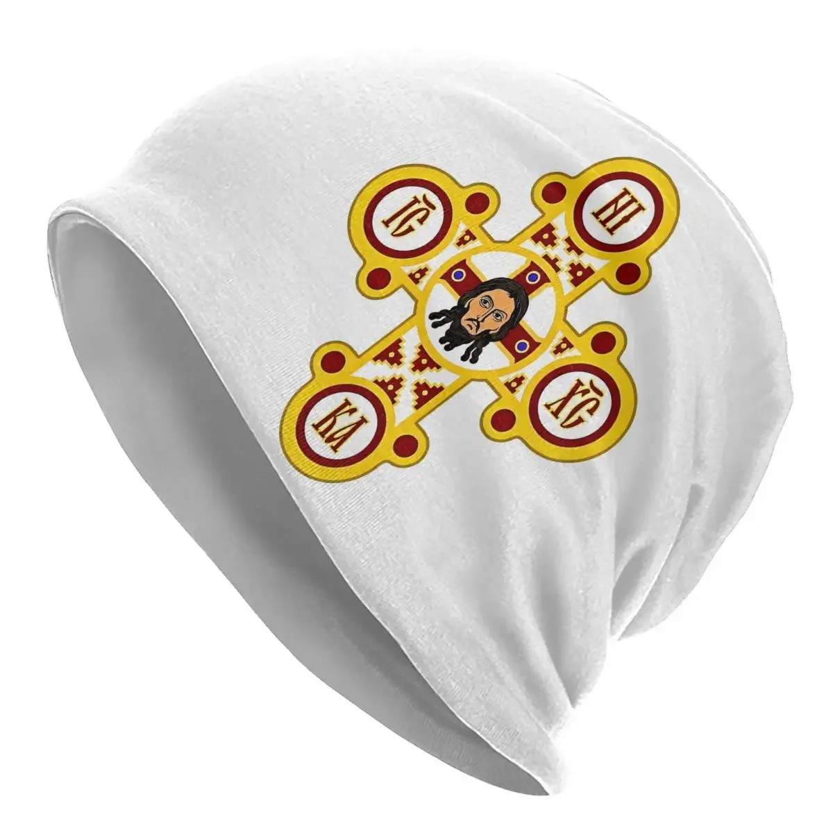 Orthodox Cross Skullies Beanies Hats Christ Vintage Unisex Outdoor Caps Warm Dual-use Bonnet Hats