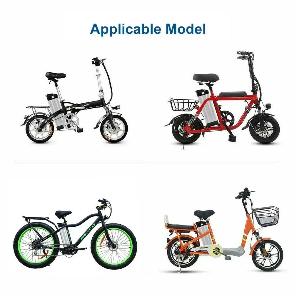 48V 20AH 15AH Silverfish Lithium Electric Bike 800W 500W 24V 36V Lithium Ion Electric Bike Bicycle 48V18650 Battery Pack+Charger