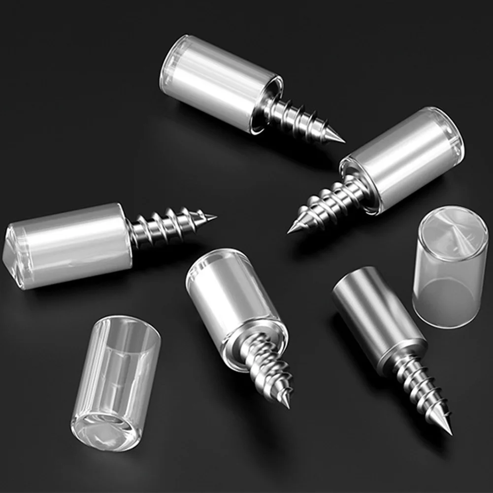 4/20/60 PCS Self Tapping Screw Layer Plate Holder Wardrobe Septum Brackets Fixed Screw Shelf Support Pegs with Non-Slip Sleeve