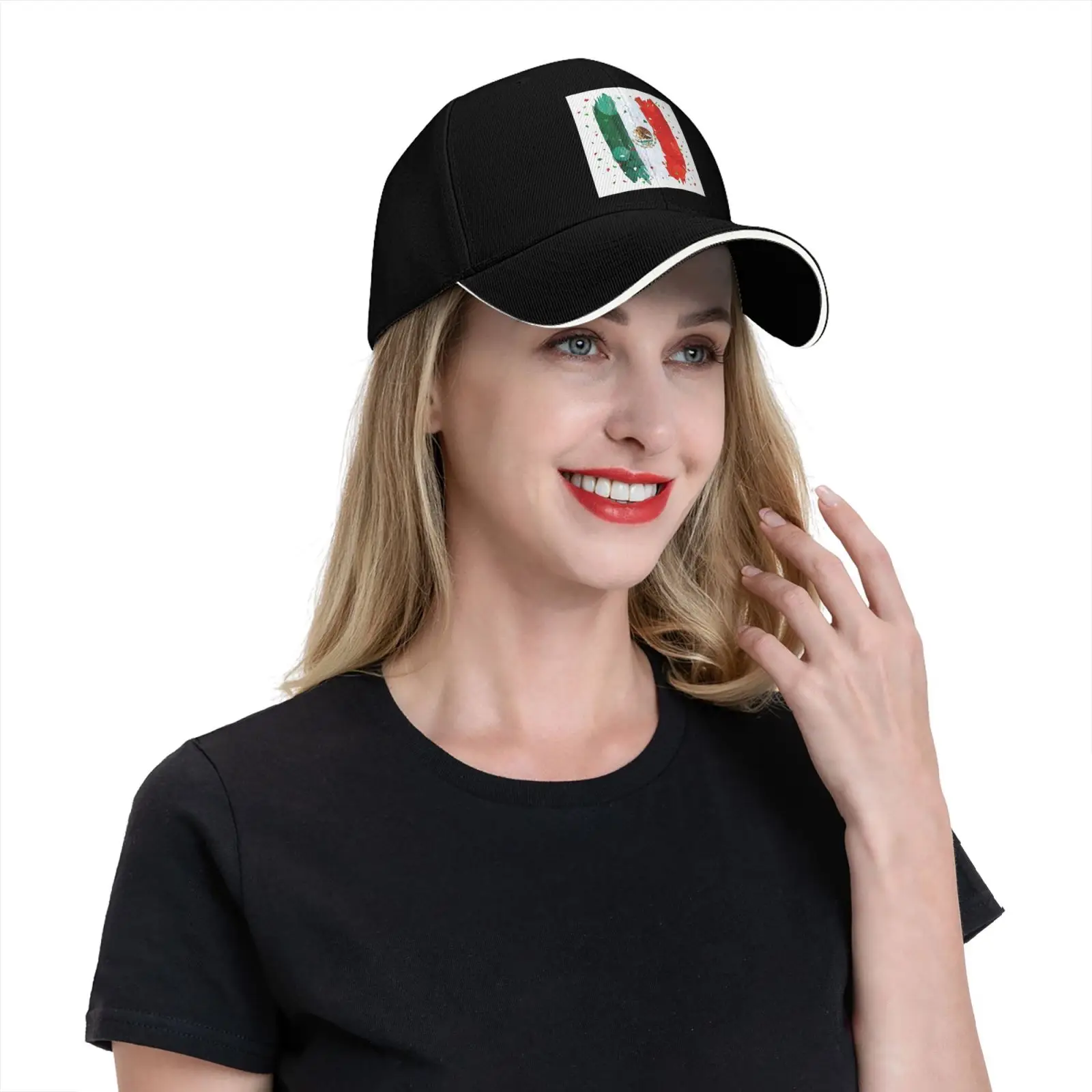 المكسيك العلم طباعة قبعة قبعات البيسبول في الهواء الطلق Snapback قابل للتعديل قبعة ملابس الغولف المشي لمسافات طويلة قبعة فاخرة متعدد الألوان