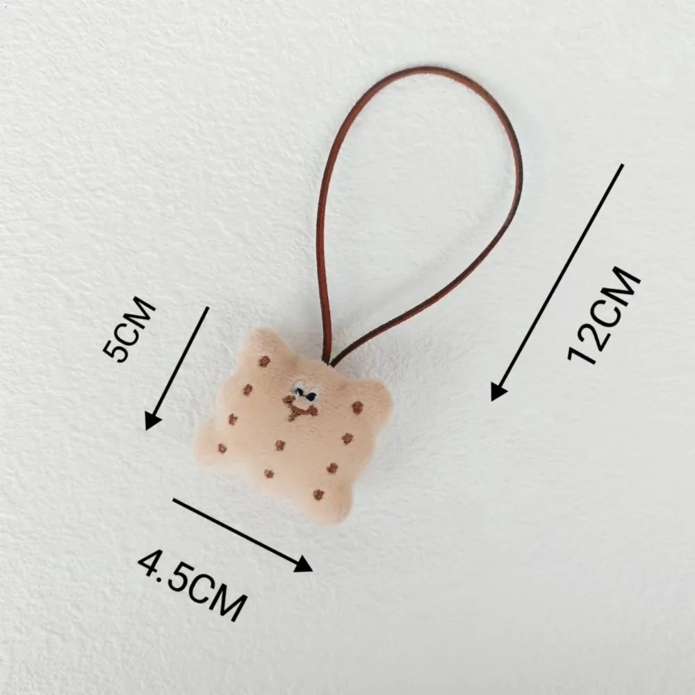 Soft Cloth Material Bag Pendant Animal Design Cookie Shape Backpack Decoration Korean Style Bag Charms Bag Decoration