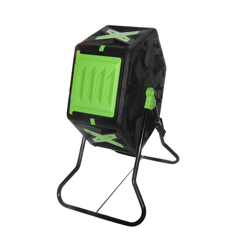 Modern 18-Gallon High Quality Large Capacity Durable Outdoor Rotating Design Tumbler Composter for Garden