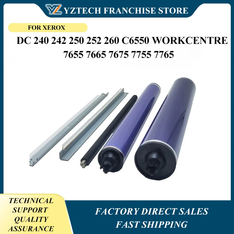 

OPC Drum Cleaning Blade PCR Color550 560 OEM Color For Xerox DC 240 242 250 252 260 C6550 WorkCentre 7655 7665 7675 7755 7765