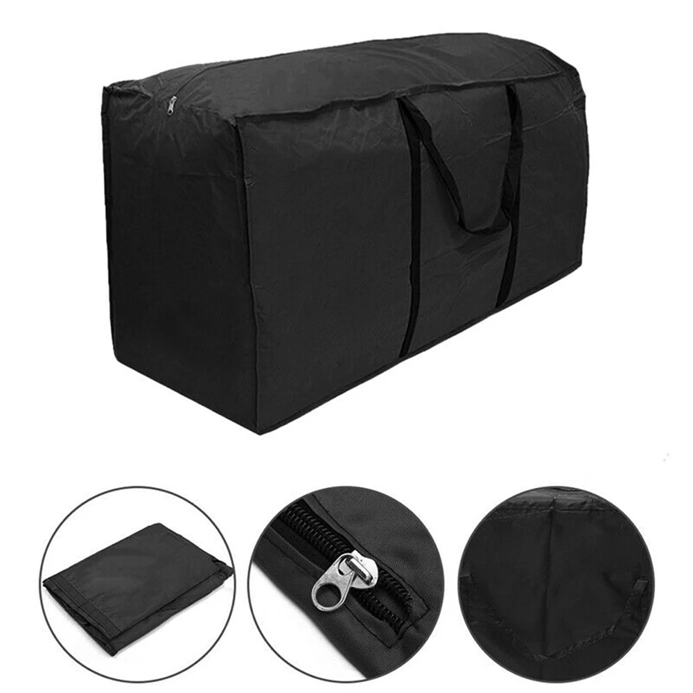 Garden Furniture Cushion Storage Bag Waterproof Anti-UV Rectangle Rip Proof 210D Oxford Fabric Christmas Tree Storage Bag 1/2PCS