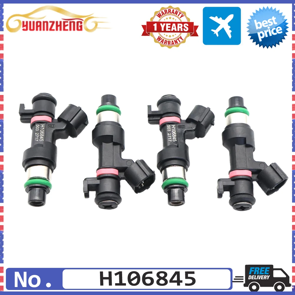 

4pcs Car NEW Fuel Injectors Nozzle H106845 for Fluence 2.0 16V 166006863R 16600-6863R