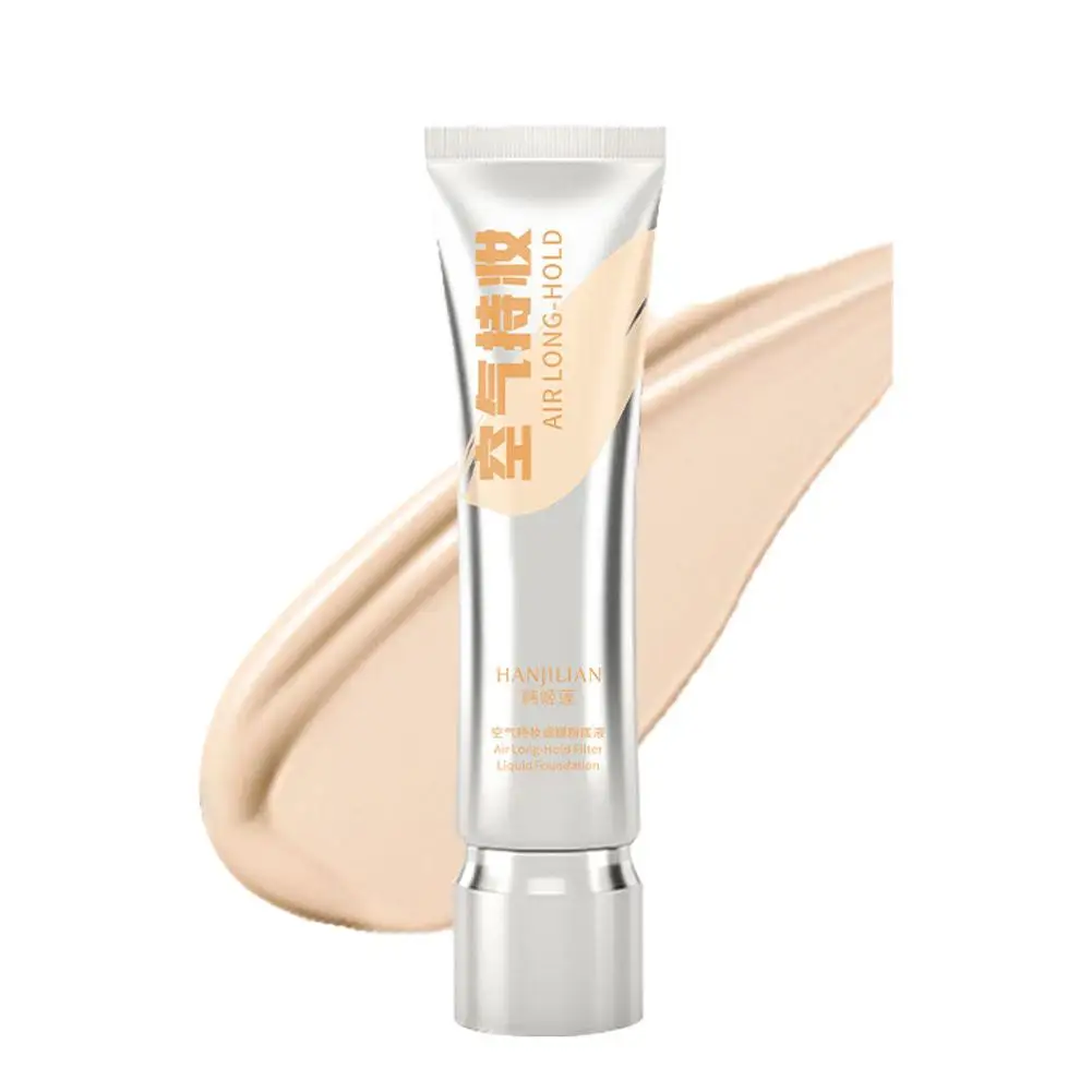 Waterproof Liquid Foundation Cream Full Coverage Oil-control Face Concealer Base Lightweight Cosmetics Long-lasting L3t0