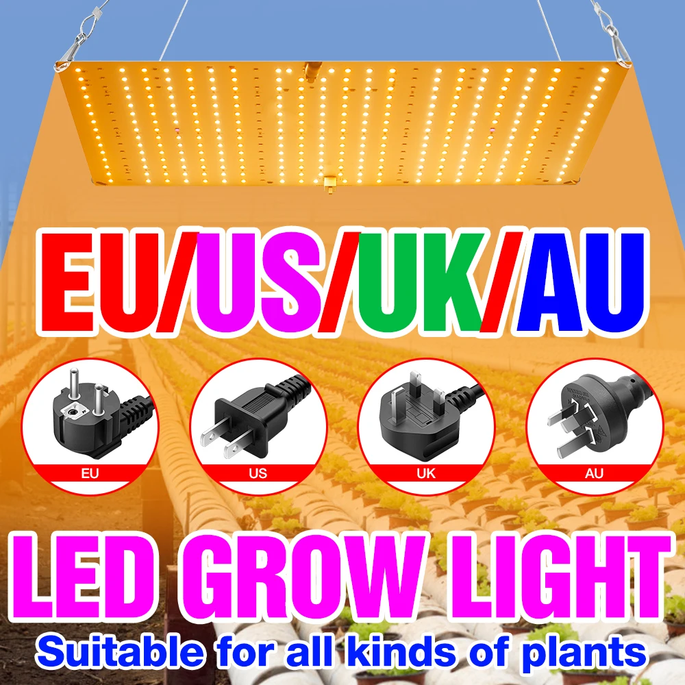 LED Full Spectrum Plant Lamp Grow Light Quantum Board Phytolamp For Plants Hydroponics Phyto Growth Tent Bulb 1500W 2000W 3000W