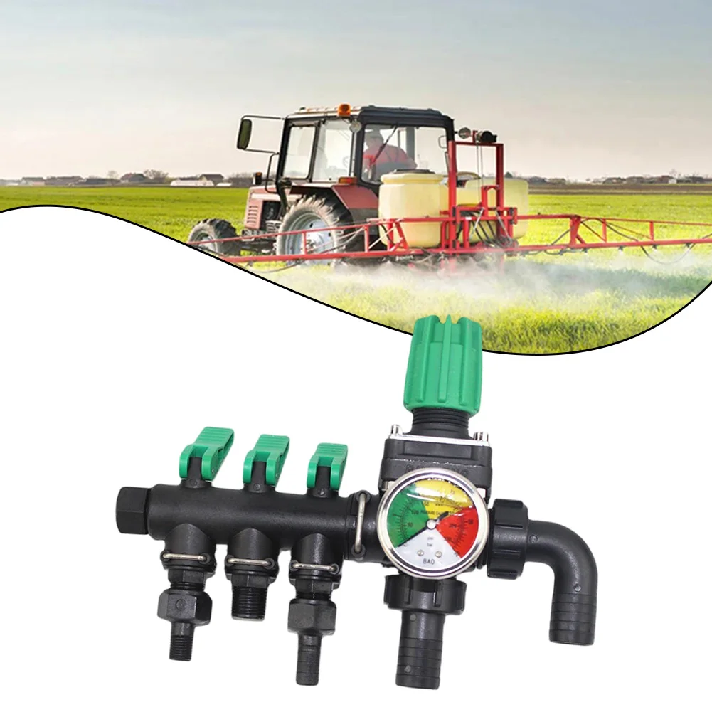 Agricultural Sprayer 3-Way Control Valve Switch Built with ABS Material for Long-Term Use in Outdoor Farm Environments
