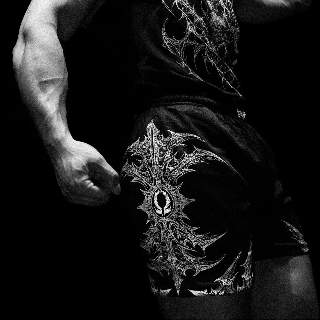 

Breathedivini2025 Men's Fitn orts Qui Dry Me Beach Pants Stand Fit Polyester Fiber Sport Scene Knee above orts